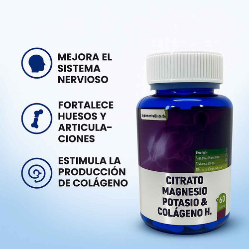 Nueva formula -Citrato de Magnesio con Potasio y Colágeno incluido