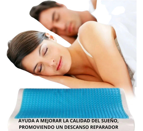 Almohada De Gel Ortopédica Memory Pillow