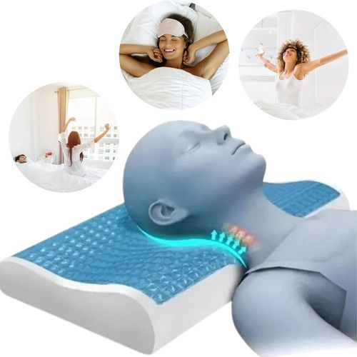 Almohada De Gel Ortopédica Memory Pillow